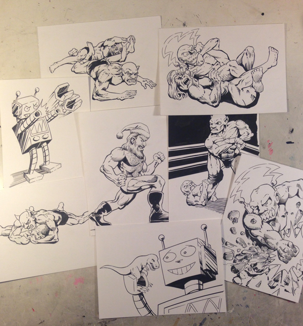 All Sketch Cards Done