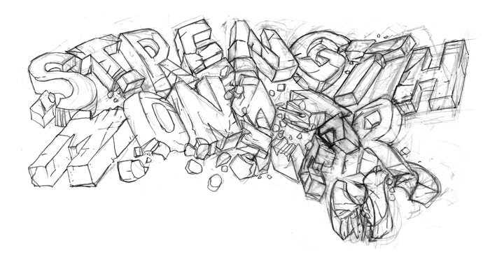 Cover Title Lettering Rough