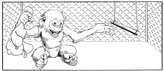 Strength Monsters Monkey Panel 1